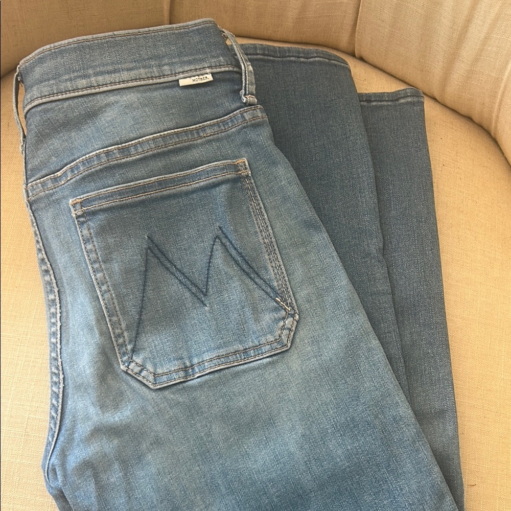 MOTHER cropped jeans size 27